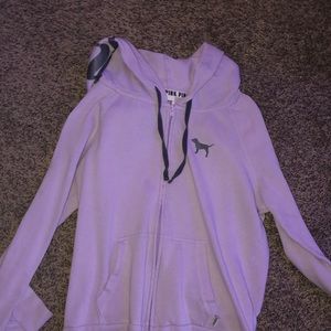 light purple hoodie (PINK brand)